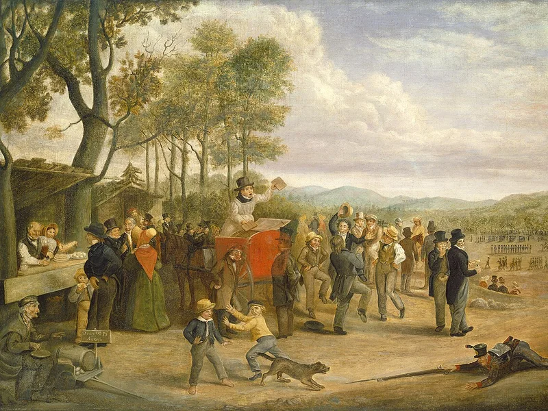 1812-Charles Henry Granger - Giornata di raduno - Galleria Nazionale d'Arte, Washington DC